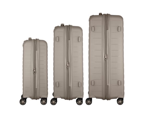 Набір валіз 2E Aero (L+M+S), сіро-коричневі (2E-SPP-AERO-SET3-TP), зображення 6