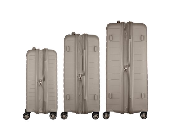 Набір валіз 2E Aero (L+M+S), сіро-коричневі (2E-SPP-AERO-SET3-TP), зображення 7