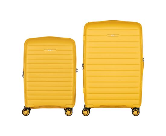 Набір валіз 2E Aero (M+S), бурштиново-жовті (2E-SPP-AERO-SET2-AY), зображення 2