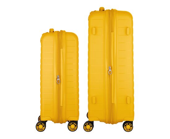 Набір валіз 2E Aero (M+S), бурштиново-жовті (2E-SPP-AERO-SET2-AY), зображення 5