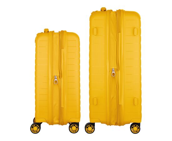 Набір валіз 2E Aero (M+S), бурштиново-жовті (2E-SPP-AERO-SET2-AY), зображення 6