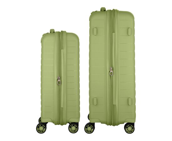 Набор чемоданов 2E Aero (M+S), оливково-зелені (2E-SPP-AERO-SET2-MG), изображение 5