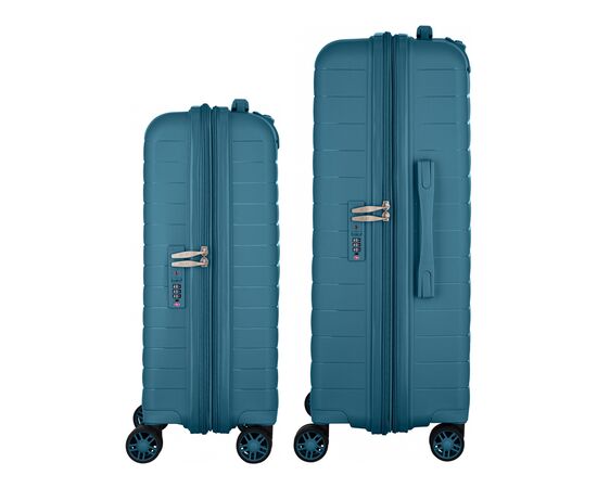 Набір валіз 2E Aero (M+S), сині (2E-SPP-AERO-SET2-TB), зображення 4