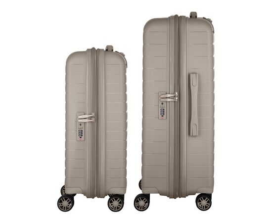 Набір валіз 2E Aero (M+S), сіро-коричневі (2E-SPP-AERO-SET2-TP), зображення 4
