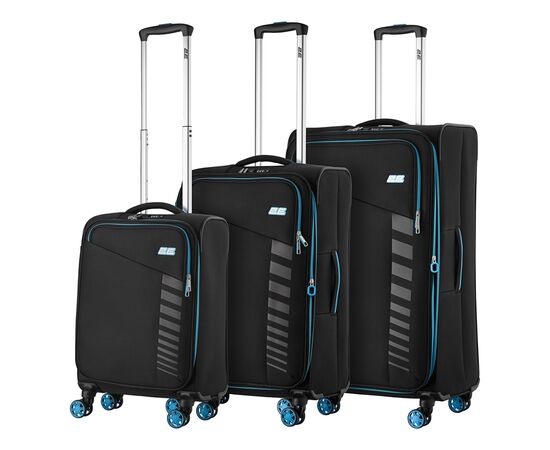 Набір валіз 2E Trek (L+M+S), чорні (2E-SPE-TREK-SET6-BK), зображення 3