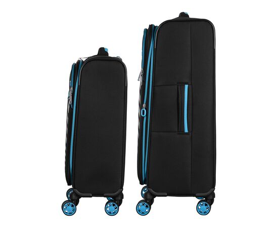 Набор чемоданов 2E Trek (M+S), чорні (2E-SPE-TREK-SET4-BK), изображение 6