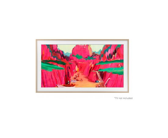 Сменная рамка для ТВ Samsung The Frame VG-SCFF65TKBRU Teak (Тика) (VG-SCFF65TKBRU), изображение 2