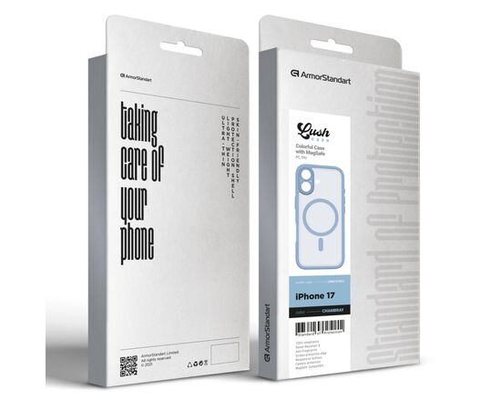 Чехол для мобильного телефона Armorstandart Lush MagCase Apple iPhone 17 Chambray (ARM87481), изображение 3