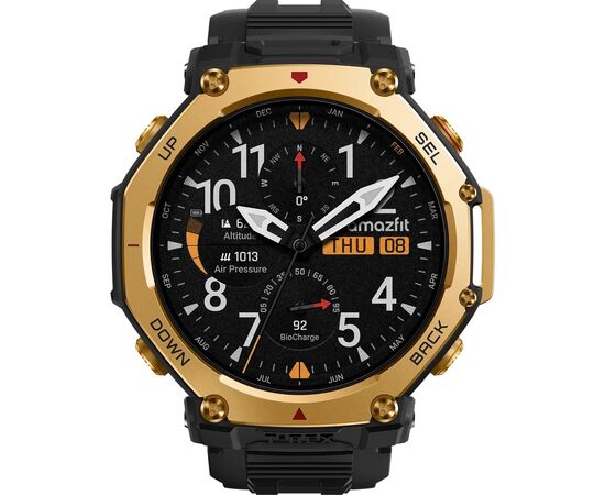 Смарт-годинник Amazfit T-Rex 3 Pro 48mm W2444OV5N Black Gold (1170957), зображення 2