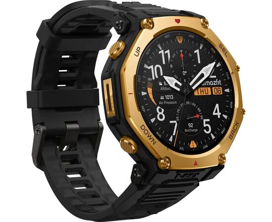 Смарт-годинник Amazfit T-Rex 3 Pro 48mm W2444OV5N Black Gold (1170957), зображення 3
