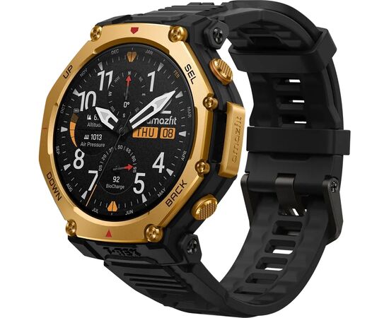 Смарт-годинник Amazfit T-Rex 3 Pro 48mm W2444OV5N Black Gold (1170957)