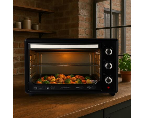 Электропечь Liberton LEO-480 Black, изображение 2