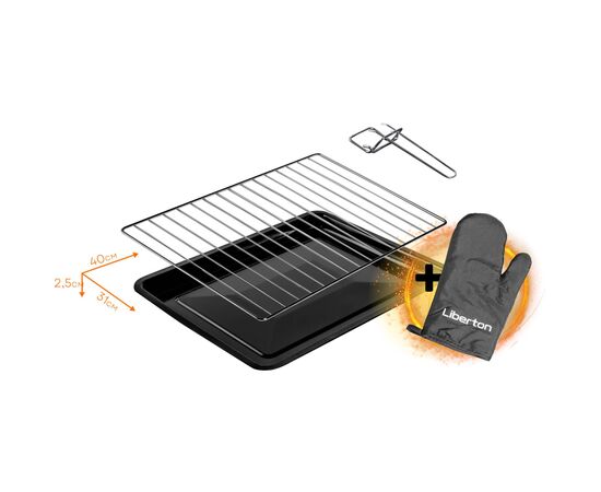 Электропечь Liberton LEO-480 Black, изображение 9