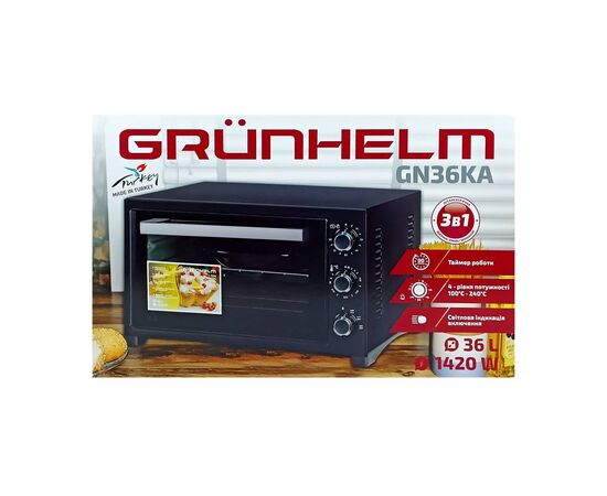 Электропечь Grunhelm GN36KА, изображение 8