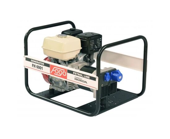 Генератор Fogo FH6001 (F00169557)1ф-5,6kW, двиг.Honda, бак-6,1л, руч.старт (FH 6001)