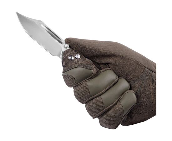 Нож CJRB Bowie Pyrite AR-SFII Micarta OD Green (J1942-ODG), изображение 5
