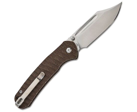 Нож CJRB Bowie Pyrite AR-SFII Micarta OD Green (J1942-ODG), изображение 6