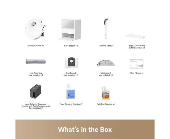 Пилосос Dreame Aqua 10 Ultra Roller Complete White (RLH71DE-1-wh), зображення 32