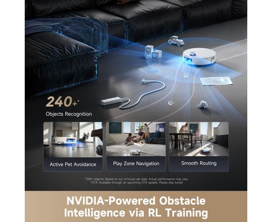 Пилосос Dreame Aqua 10 Ultra Roller Complete White (RLH71DE-1-wh), зображення 40