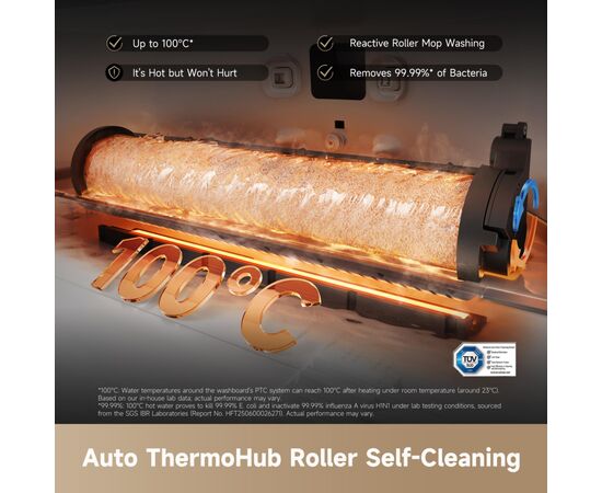 Пилосос Dreame Aqua 10 Ultra Roller Complete White (RLH71DE-1-wh), зображення 41