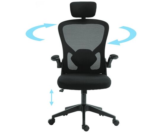Кресло игровое Sandberg ErgoFusion Gaming Chair Basic Black (640-97), изображение 7