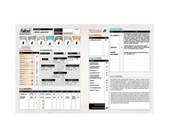 Настільна гра Geekach Games Fallout. Рольова гра - Стартовий набір (укр.) (GKRP0028), зображення 2