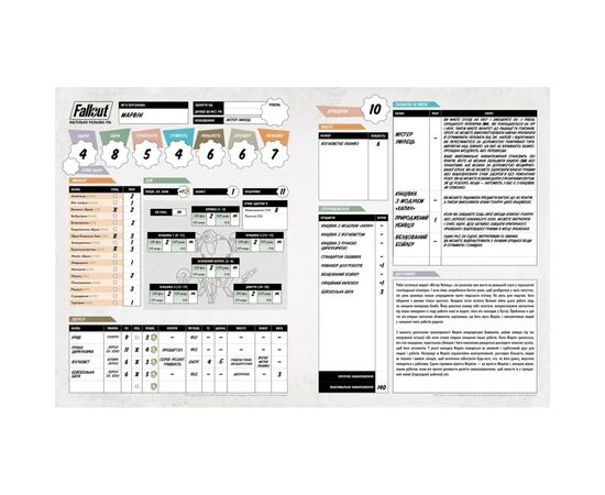 Настільна гра Geekach Games Fallout. Рольова гра - Стартовий набір (укр.) (GKRP0028), зображення 3