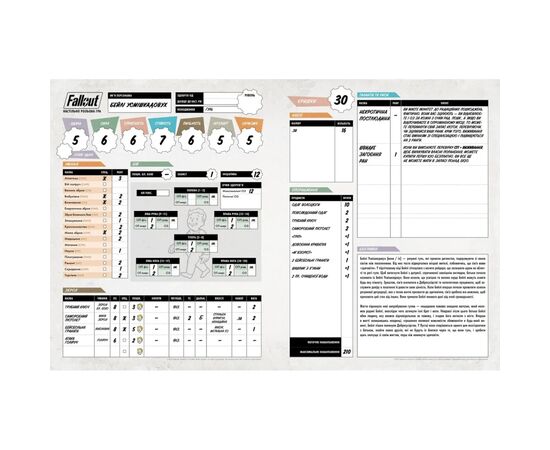 Настільна гра Geekach Games Fallout. Рольова гра - Стартовий набір (укр.) (GKRP0028), зображення 4