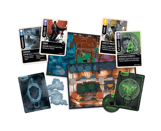 Настільна гра Geekach Games Unmatched: Місто туманів (Unmatched: Cobble & Fog) (укр.) (GKCH023BS), зображення 2