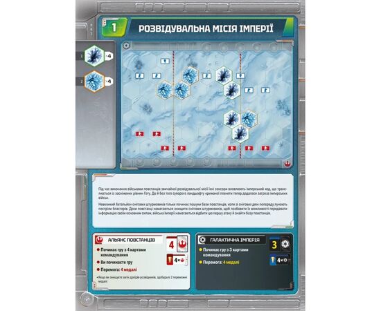 Настольная игра Geekach Games Звездные войны. Битва за Хот (Star Wars: Battle of Hoth) (укр.) (GKCH0269), изображение 3