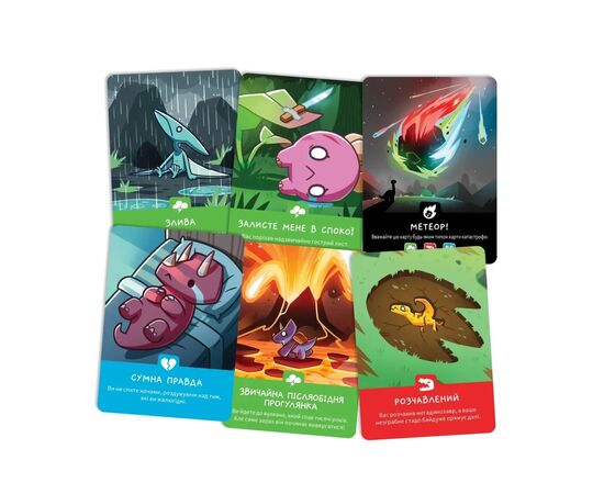 Настільна гра Geekach Games Малі веселі динозаври (Happy Little Dinosaurs) (укр.) (GKCH0284), зображення 3