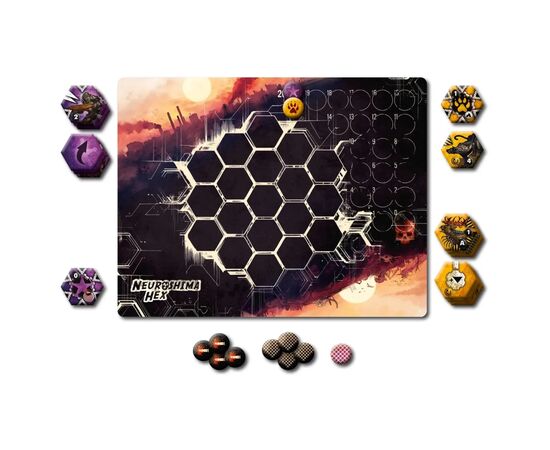 Настільна гра Geekach Games Нейрошима Гекс. Битва: Сталева поліція проти Чудовиськ (Neuroshima Hex: Battle) (укр.) (GKCH0273), зображення 2