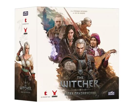 Настольная игра Geekach Games Ведьмак. Путь назначения – Делюкс (The Witcher: Path of Destiny – Deluxe) (укр.) (GKCH206PD)