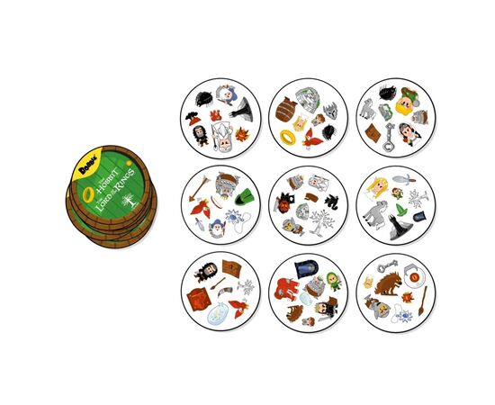 Настольная игра Geekach Games Доббль Властелин Колец и Гобит (Dobble: The Lord of the Rings & Hobbit) (укр.) (GKCH0266), изображение 5