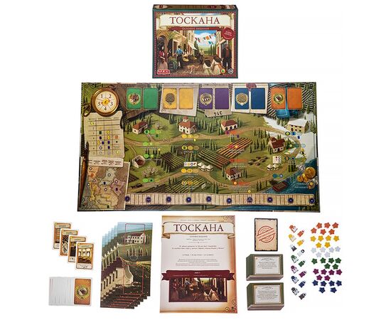 Настільна гра Kilogames Виноробство: Тоскана. Основне видання (Viticulture Tuscany Essential Edition) (укр.) (KG-2260), зображення 2
