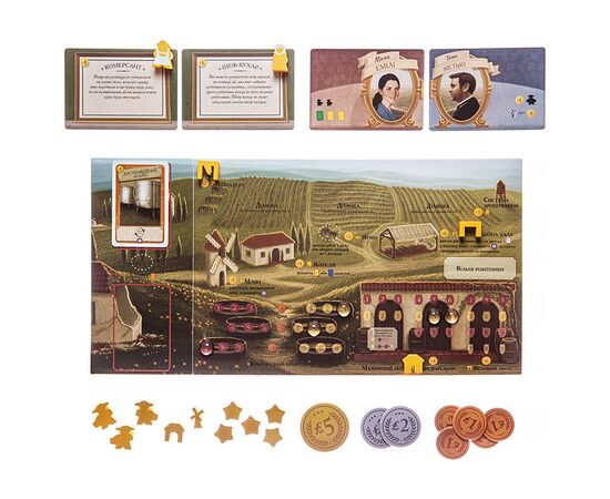 Настільна гра Kilogames Виноробство: Тоскана. Основне видання (Viticulture Tuscany Essential Edition) (укр.) (KG-2260), зображення 3