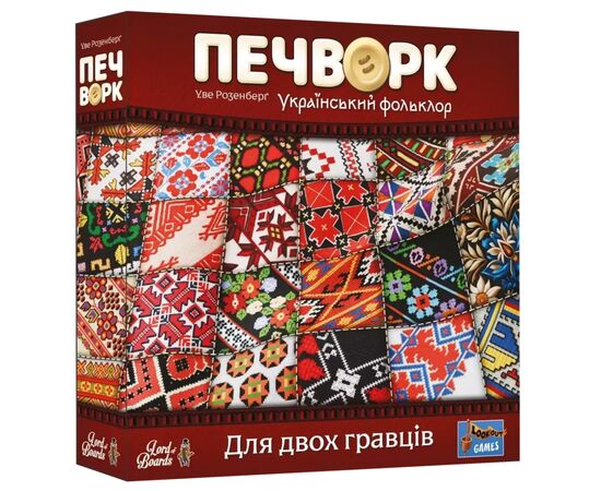 Настольная игра Lord of Boards Пэчворк. Украинский фольклор (Patchwork) (укр.) (LOB2412UA)