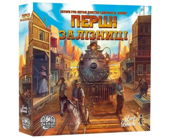 Настольная игра Lord of Boards Первые Железные дороги (Pioneer Rails) (укр.) (LOB2318UA)