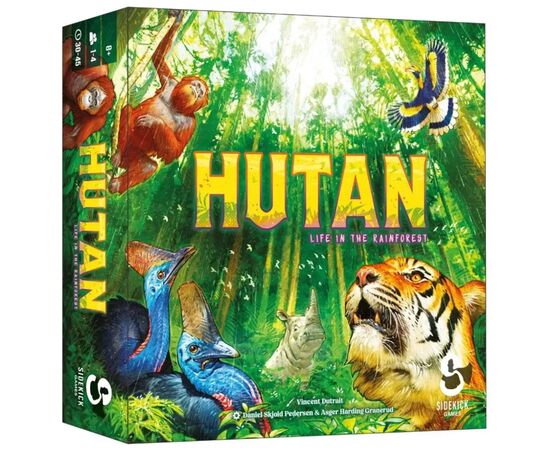 Настольная игра Lord of Boards HUTAN: Жизнь в тропиках (HUTAN: Life in the Rainforest) (укр.) (LOB2411UA)
