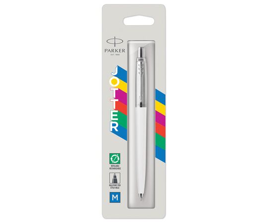 Ручка шариковая Parker JOTTER 17 Original White CT BP блистер (15 036), изображение 2