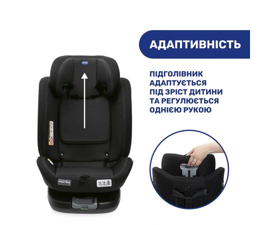 Автокресло Chicco Unico Evo i-Size Air black (8058664167302) (87030.95), изображение 6