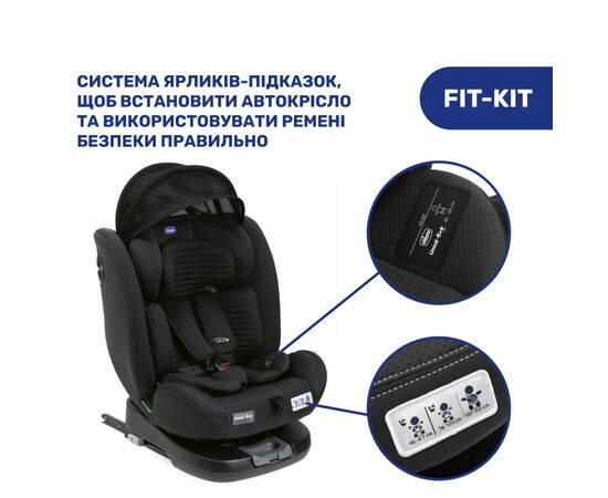Автокресло Chicco Unico Evo i-Size Air black (8058664167302) (87030.95), изображение 8