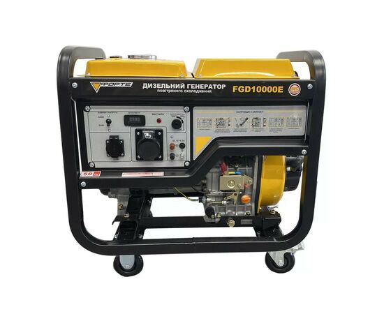 Генератор Forte дизельний FGD10000E 7kW (130608), зображення 4