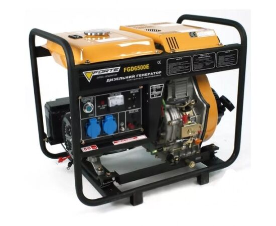 Генератор Forte дизельный FGD6500E 4.5kW (43690)