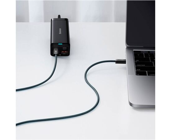 Дата кабель USB-C to USB-C 2.0m 100W slate gray Baseus (CALD000316), изображение 11