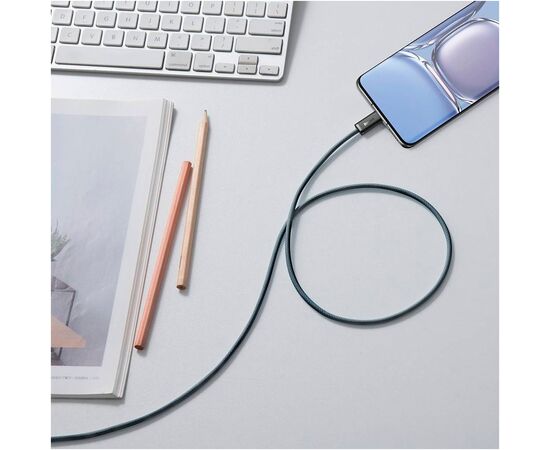 Дата кабель USB-C to USB-C 2.0m 100W slate gray Baseus (CALD000316), изображение 9