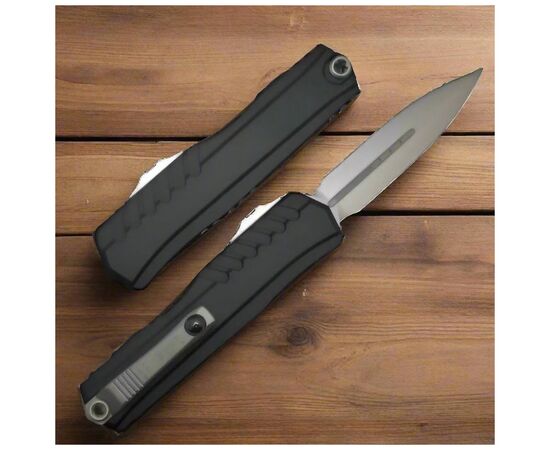 Ніж Microtech Cypher II D/E Stonewash Standard Black (1242-10), зображення 6