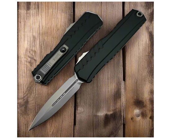 Ніж Microtech Cypher II D/E Stonewash Standard Black (1242-10), зображення 7