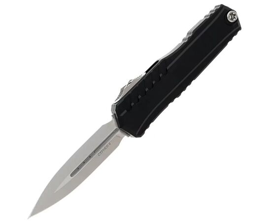 Ніж Microtech Cypher II D/E Stonewash Standard Black (1242-10)