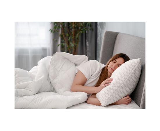 Подушка Ardesto Sleepwell, 40х60см, прямоугольная, пена мемори, белая (ART4060SHP), изображение 8